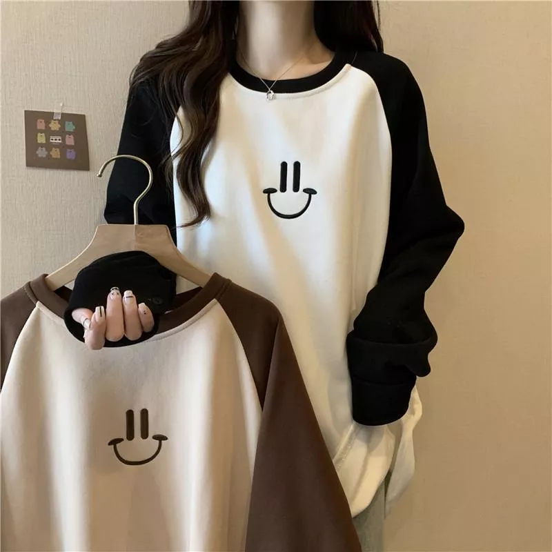 400克華棉複合銀狐絨秋冬新款拼色加厚圓領衛衣 S-XL 400克華棉複合銀狐絨秋冬新款拼色加厚圓領衛衣 S-XL