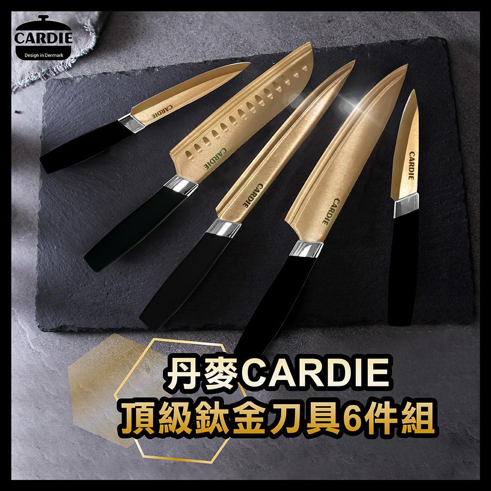 丹麥CARDIE】頂級鈦金刀具6件組| 通豪企業股份有限公司