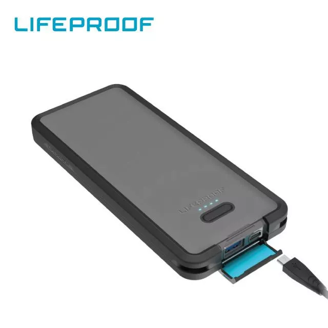 LifeProof 全方位防水/雪/泥/摔 高效行動電源+無線充電器