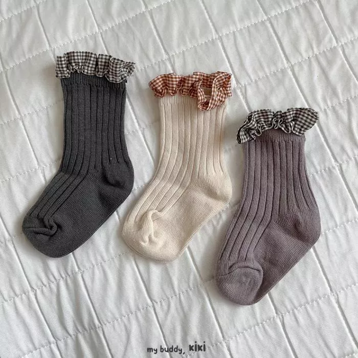 🇰🇷 花邊襪子一組3入