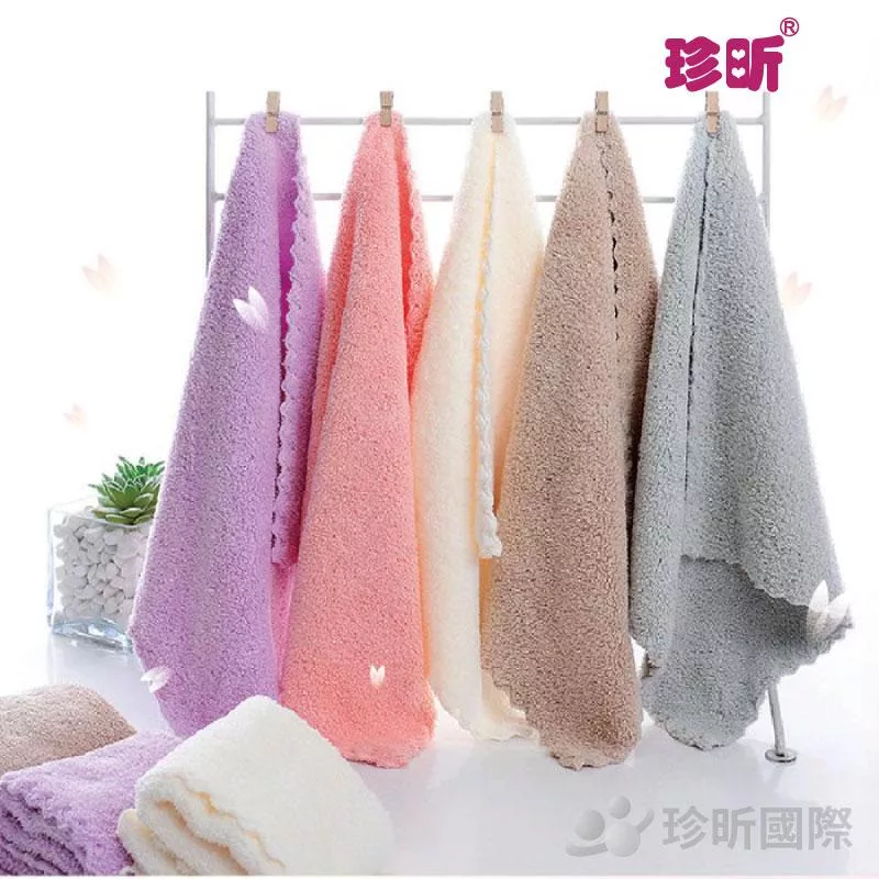 【珍昕】繽紛珊瑚絨柔軟吸水方巾~顏色隨機(約30x30)/抹布/方巾/毛巾