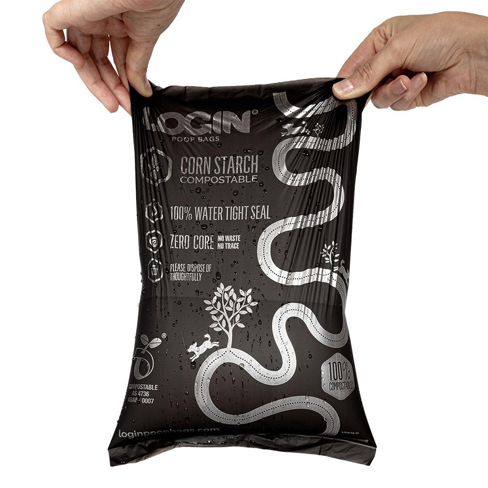 【澳洲LOGIN】洛格認證可推肥拾便袋｜100%完全分解｜減少碳足跡