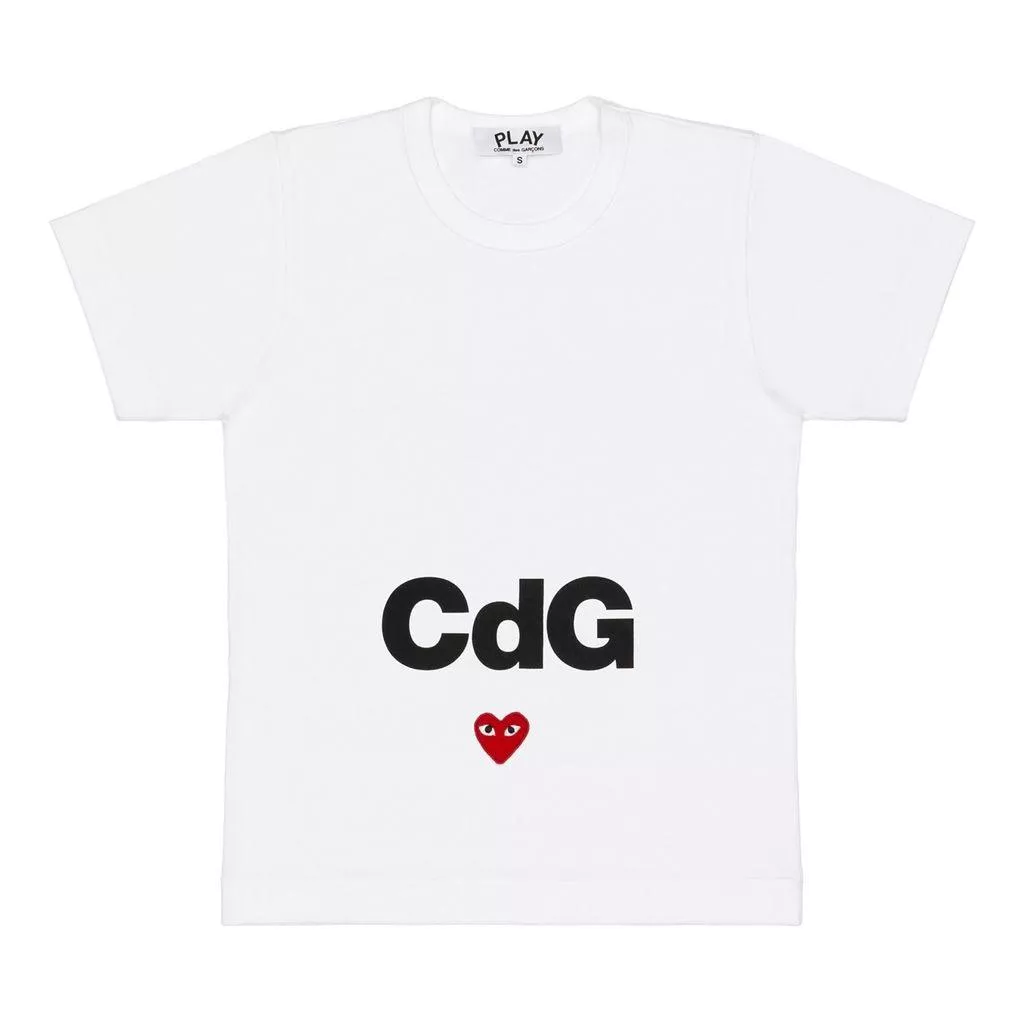 CDG x PLAY LOGO TEE 短袖T恤