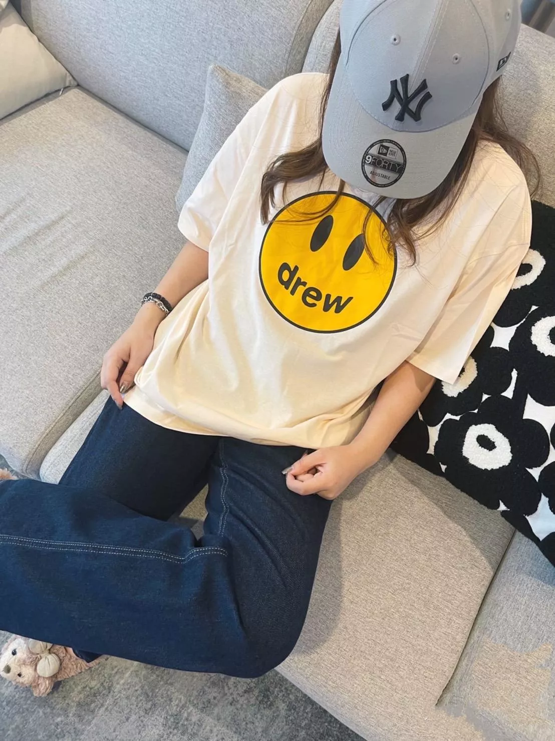 Drew House Mascot ss tee - Cream 短袖T恤