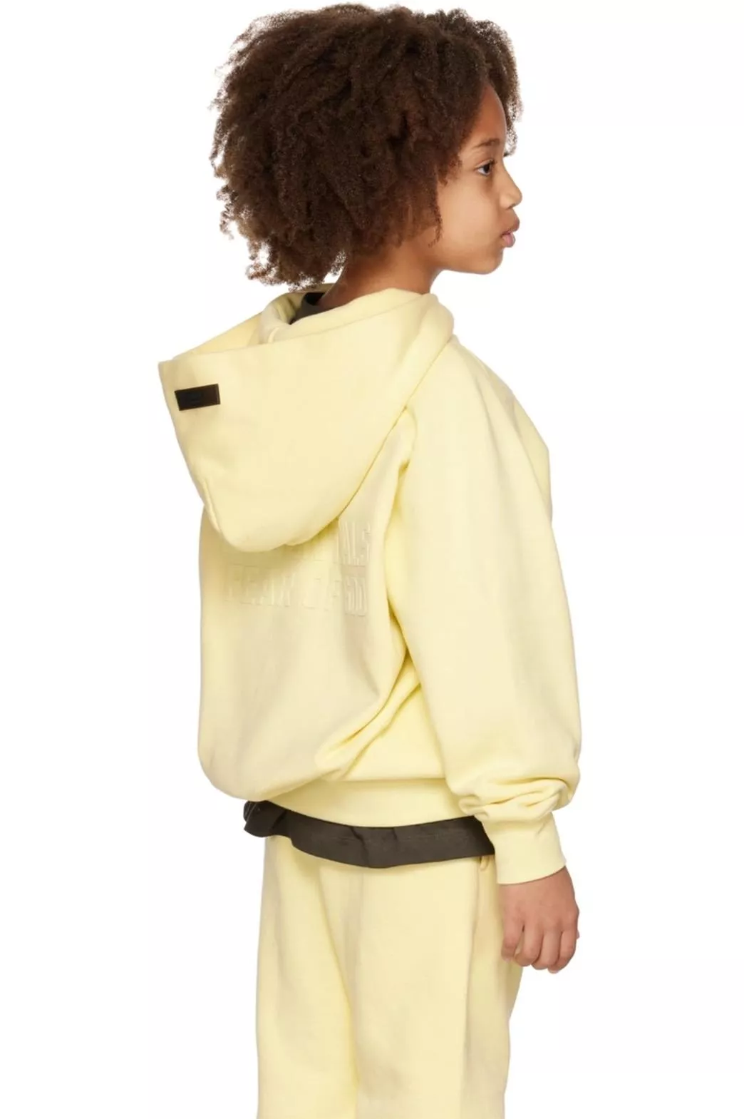 Essentials Fear Of God Kids Canary Full Zip Hoodie 連身帽外套