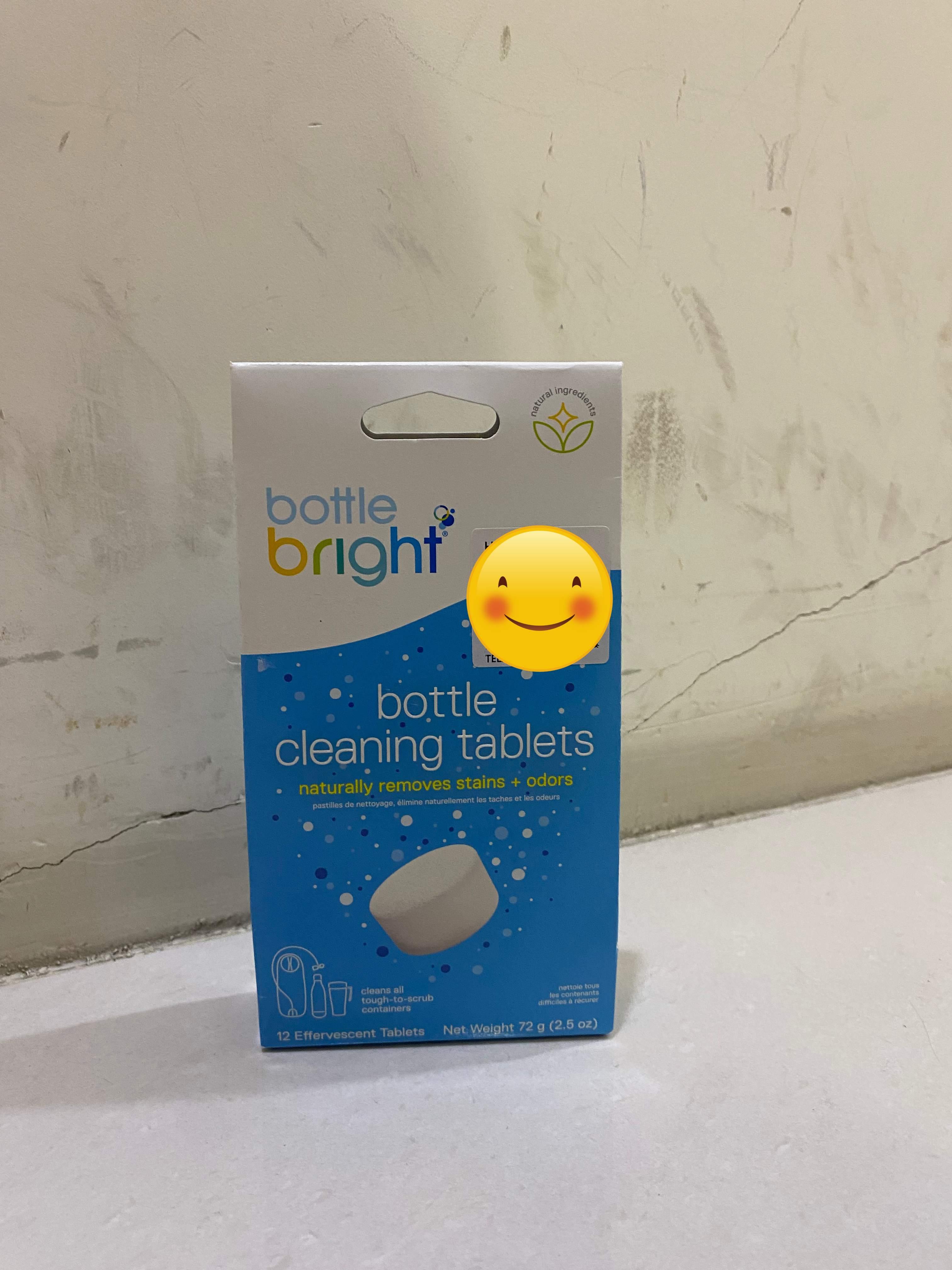 Bottle Bright Bottle Cleaning Tablets - 12 tablets, 72 g