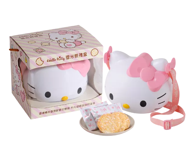 Hello Kitty 雪米餅經典造型筒禮盒