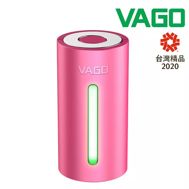 VAGO 旅行衣物輕巧微型真空收納機(桃粉) +VAGO 旅行真空收納袋--中(M) x1