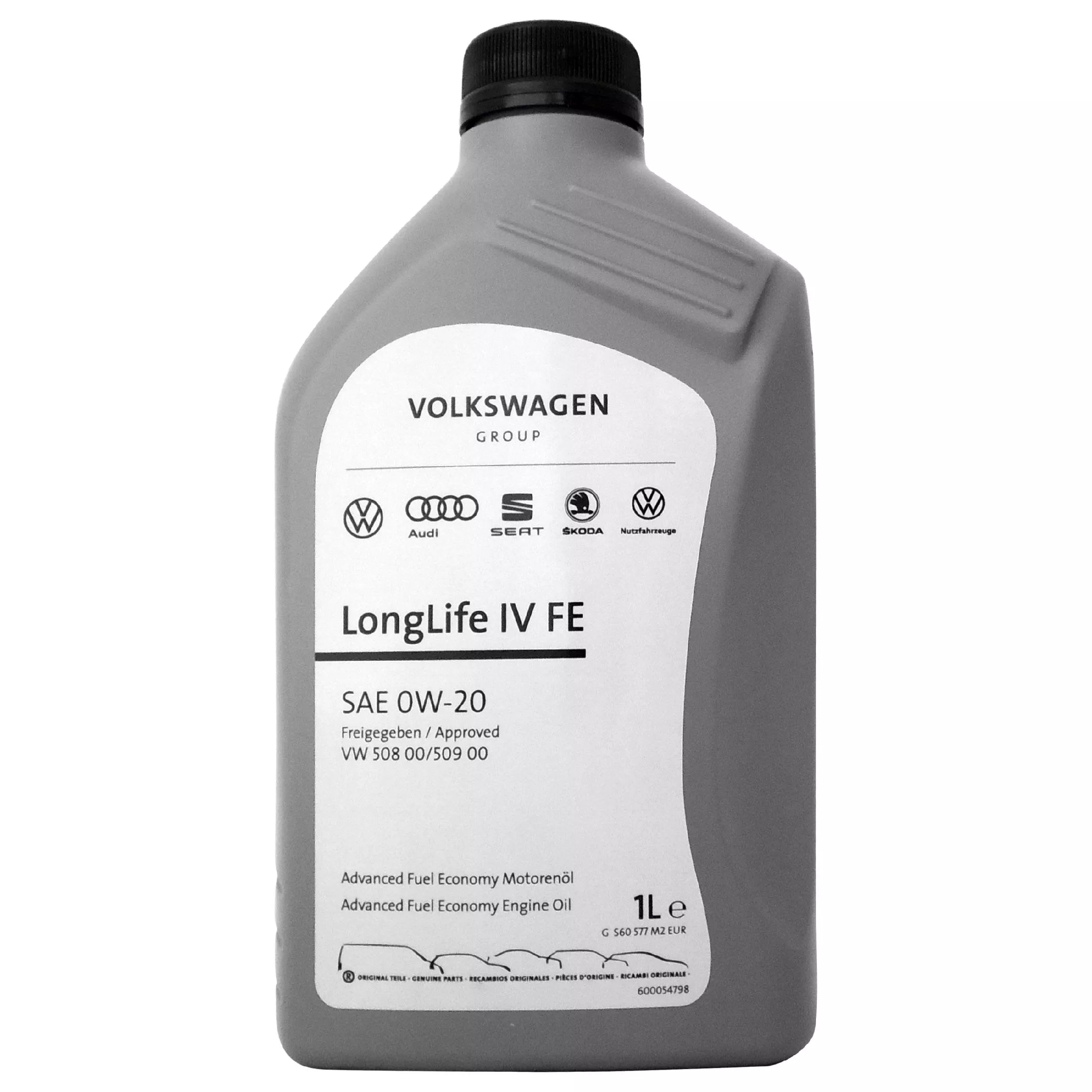 福斯 奧迪 VW Longlife IV SAE 0W20 長效全合成機油 原廠機油