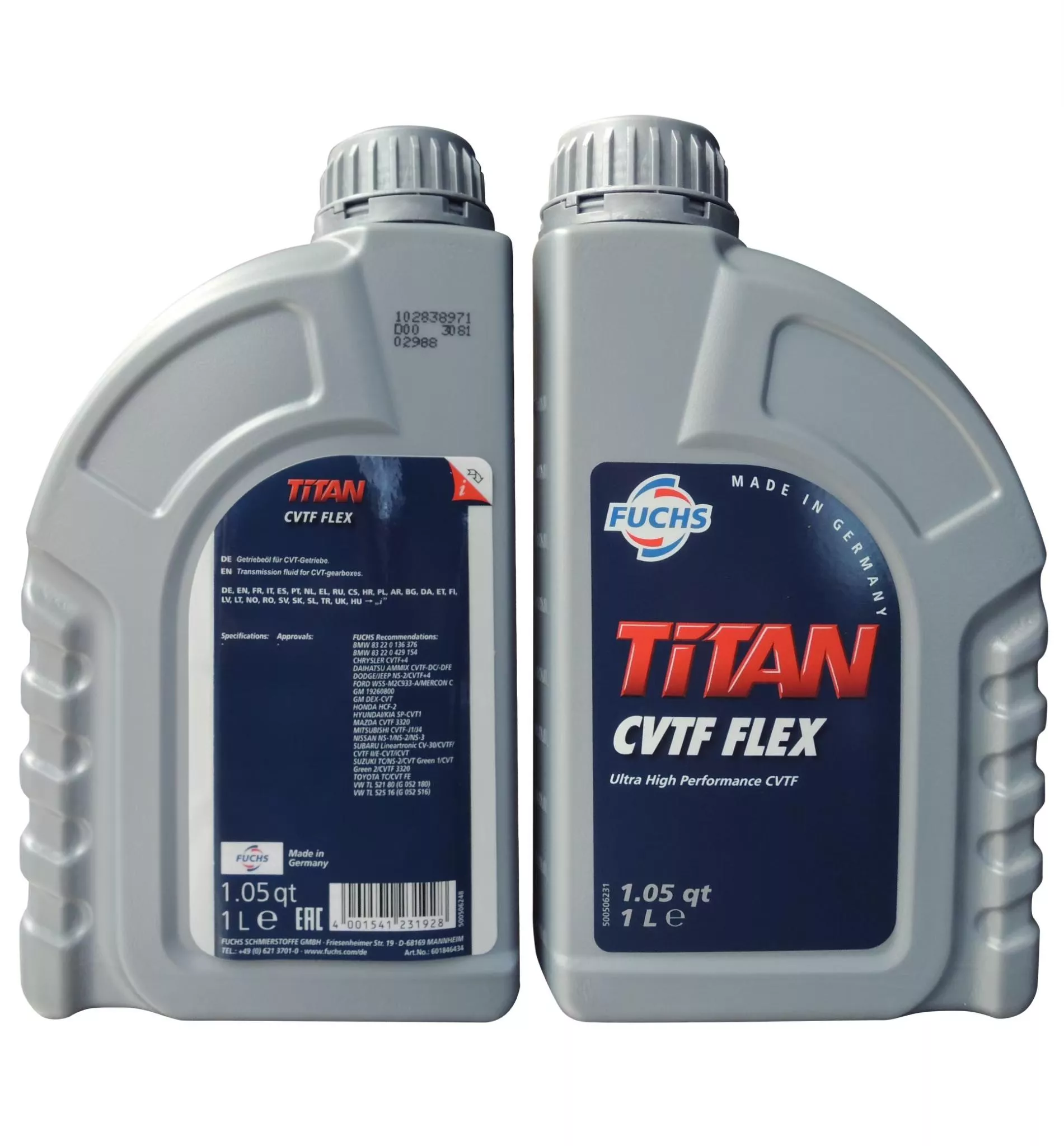 Fuchs TITAN ATF CVT Flex 無段變速箱專用油 變速箱油 CVTF
