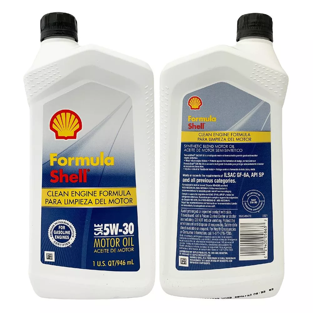 殼牌 Shell Formula 5W30 合成機油 美國原裝進口 適用美國日本等等車款