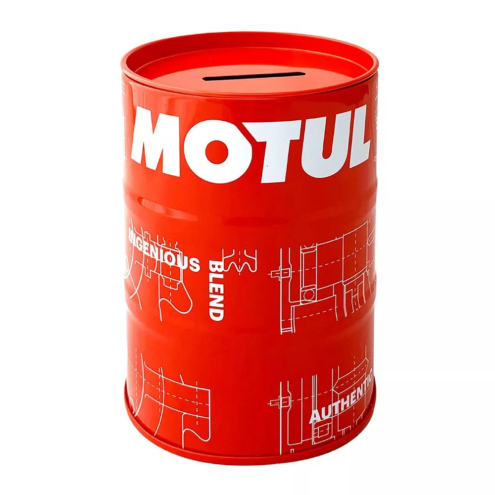 摩特 Motul 存錢筒 紅色油桶造型 原廠精品限量供貨