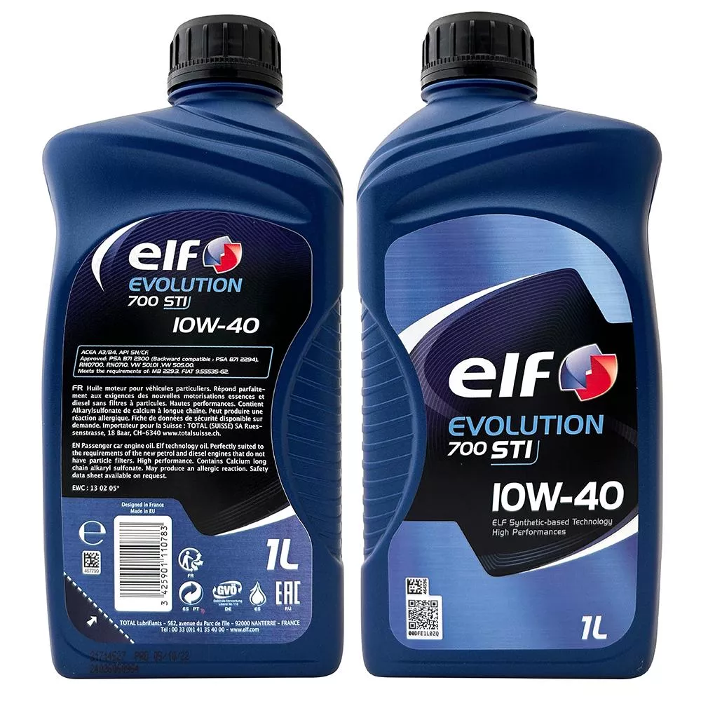 ELF EVOLUTION 700 STI 10W40 合成機油 引擎機油 汽車潤滑油