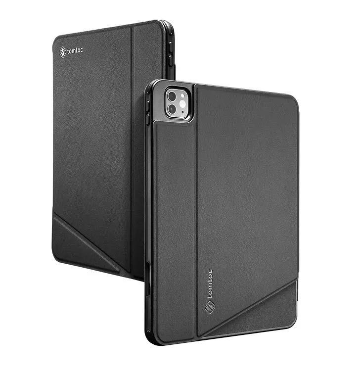 Tomtoc 多角度折疊平板保護套 黑 iPadPro 11" 2021適用