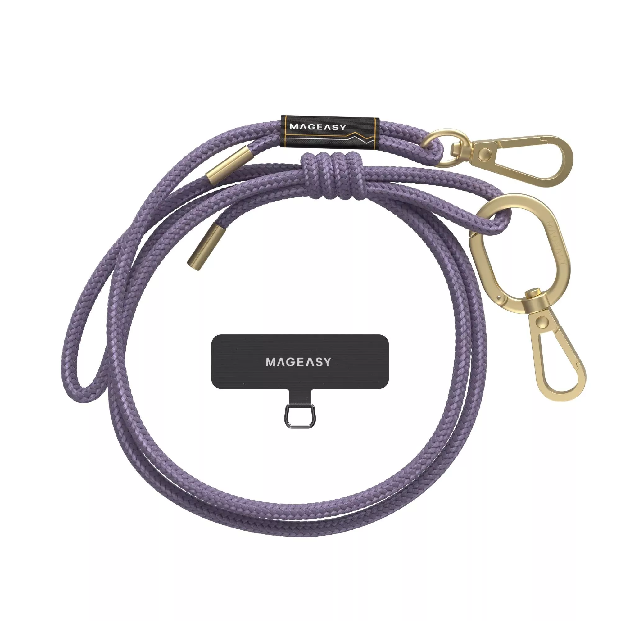 6 mm STRAP 掛繩/掛繩片組 (相容 iOS / Android 手機殼) 謎樣紫