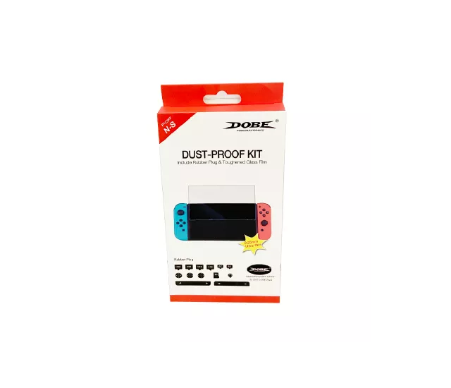 Dobe Switch 主機螢幕保護套裝（保護貼＋防塵塞）