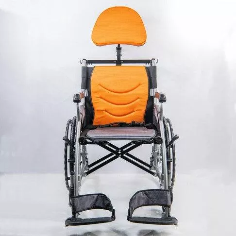 輪椅-B款 均佳 JW-125 鋁合金輪椅+靠頭組 20吋後輪 輪椅-B款（輕量化量產型）