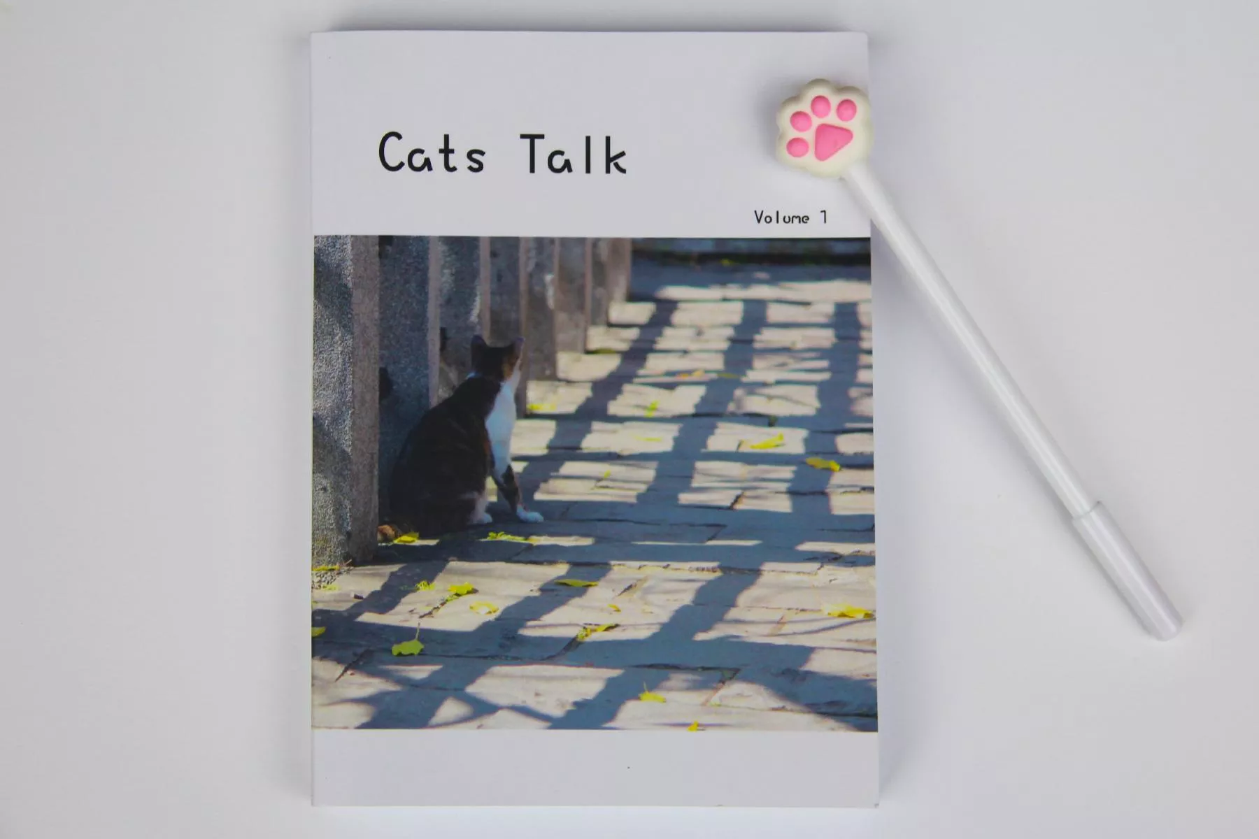 Cats Talk 貓言貓語筆記書+貓掌筆