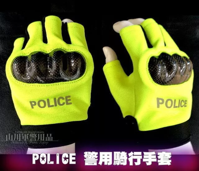 POLICE警用半指手套 警察戰術手套