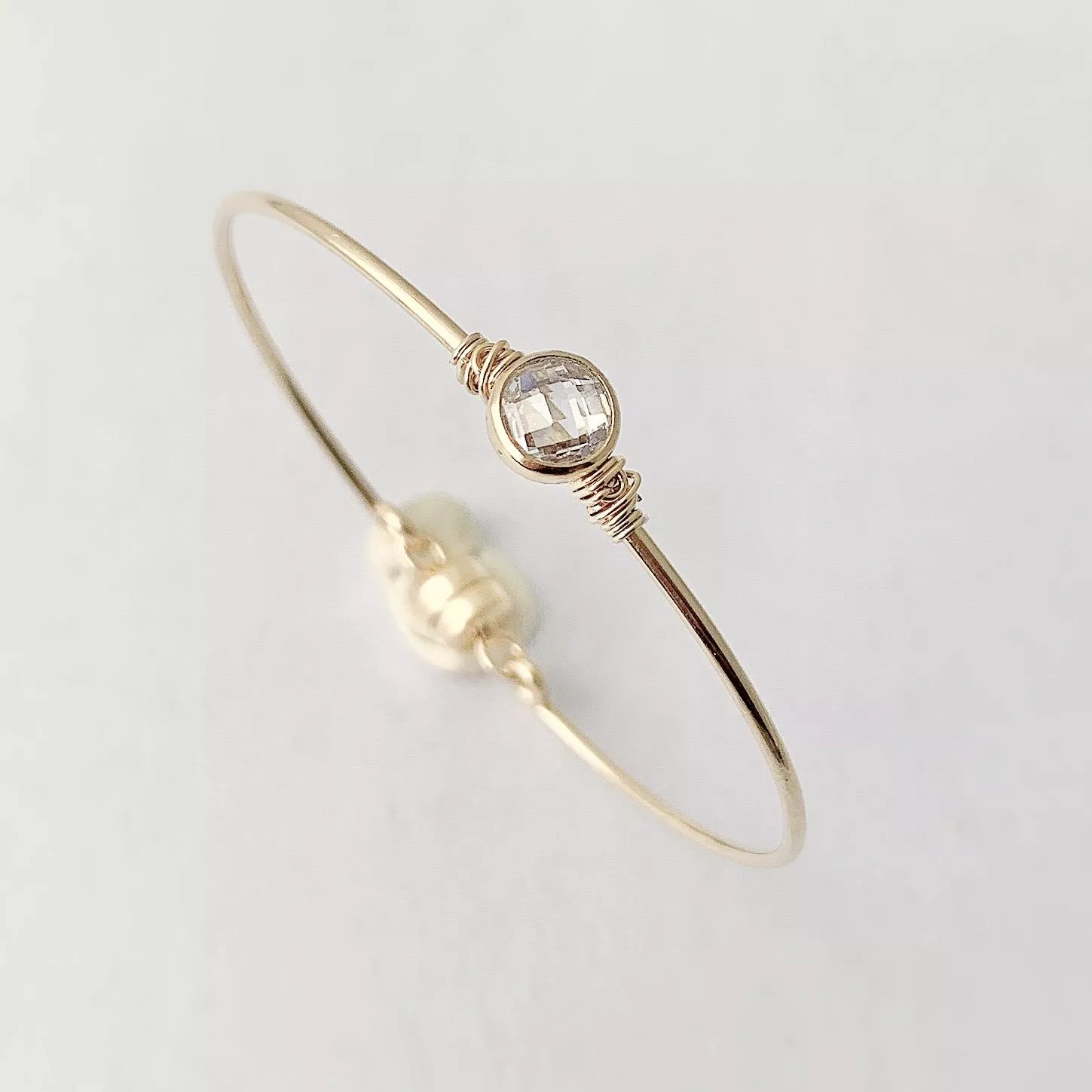 14KGF  ❘  金色復古高級感 -鋯石細手環