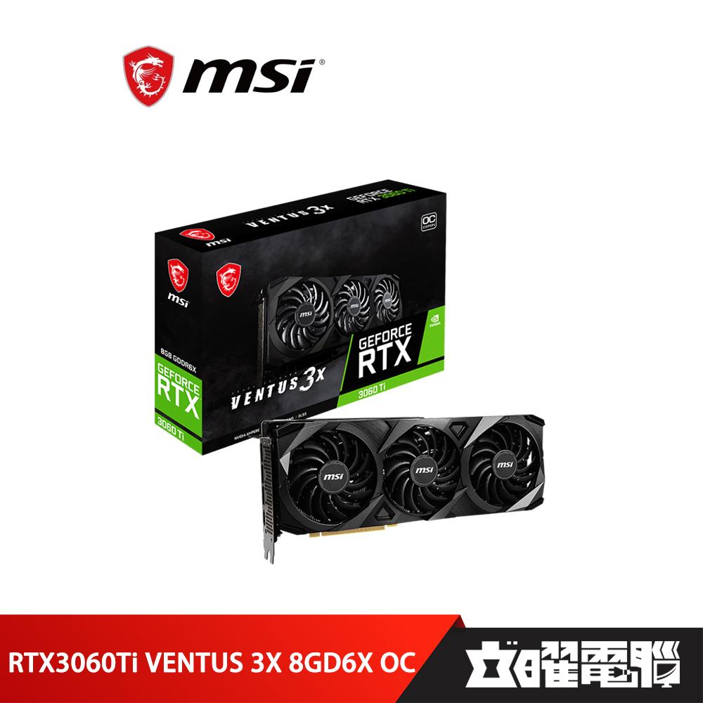 微星RTX3060Ti VENTUS 3X 8GD6X OC 顯示卡| 立曜電腦有限公司