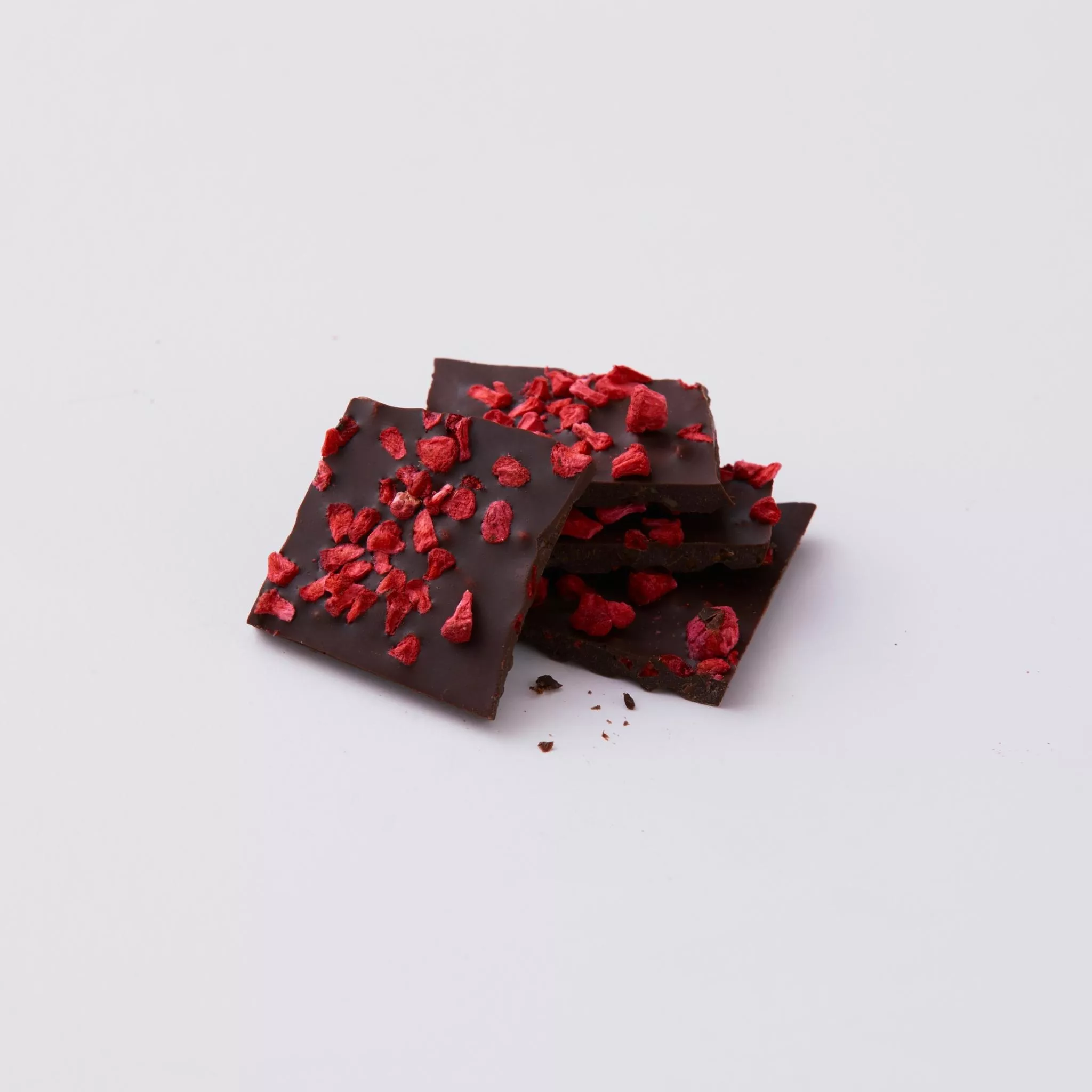 焦糖覆盆莓黑巧克力磚