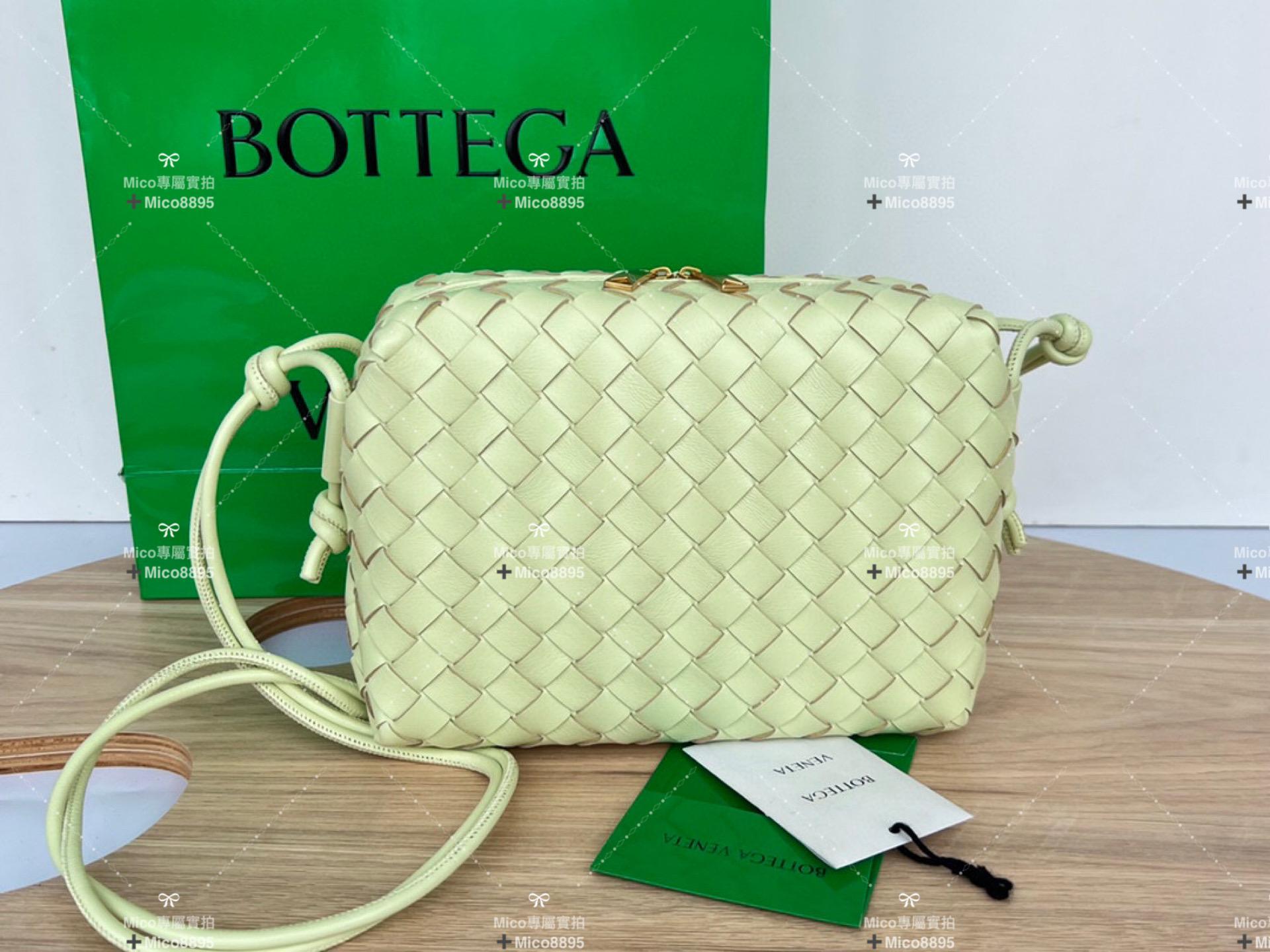 Bottega Veneta Bv 檸檬黃 雙拉鍊編織方包 肩帶可隨意調節 尺寸23cm | Mico高端訂製