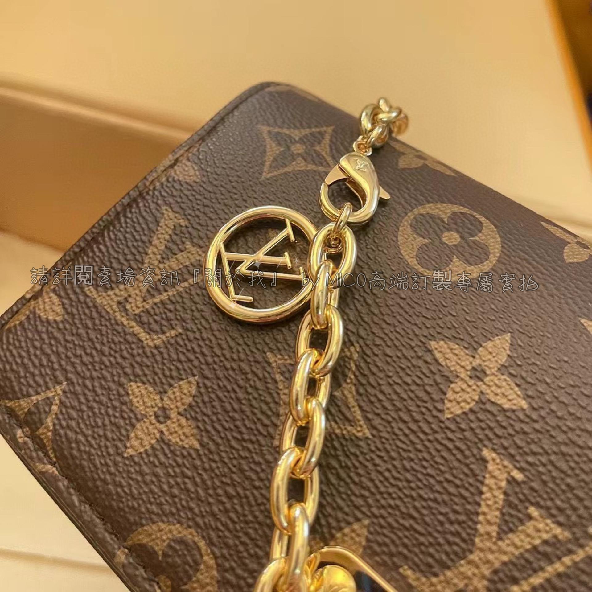Louis Vuitton MONOGRAM Louis Vuitton Wallet On Chain Lily M82509 (M82509,  M82509)