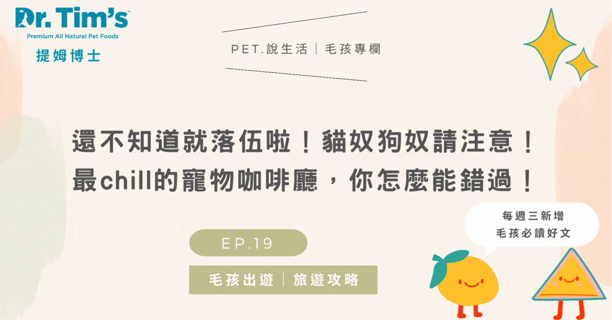 最chill的寵物咖啡廳，你怎麼能錯過！｜毛孩出遊