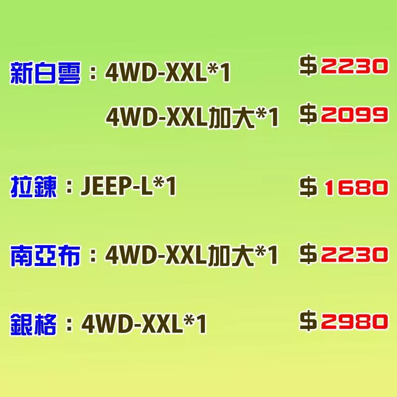 綜合商品下標區