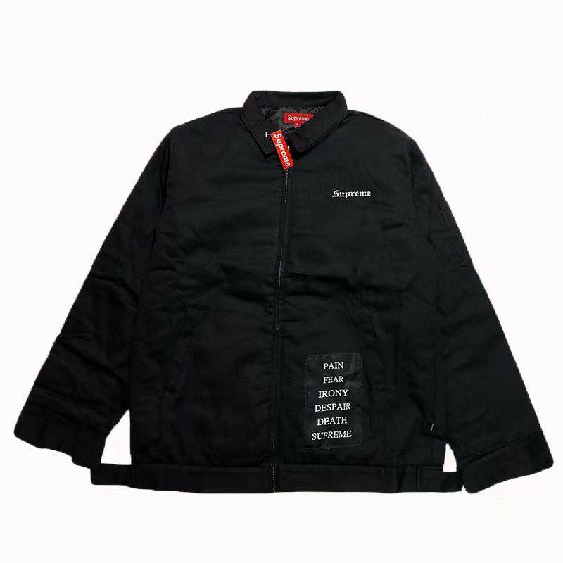 21FW Supreme The Crow Work Jacket聯名烏鴉漫畫工裝棉夾克| TINO